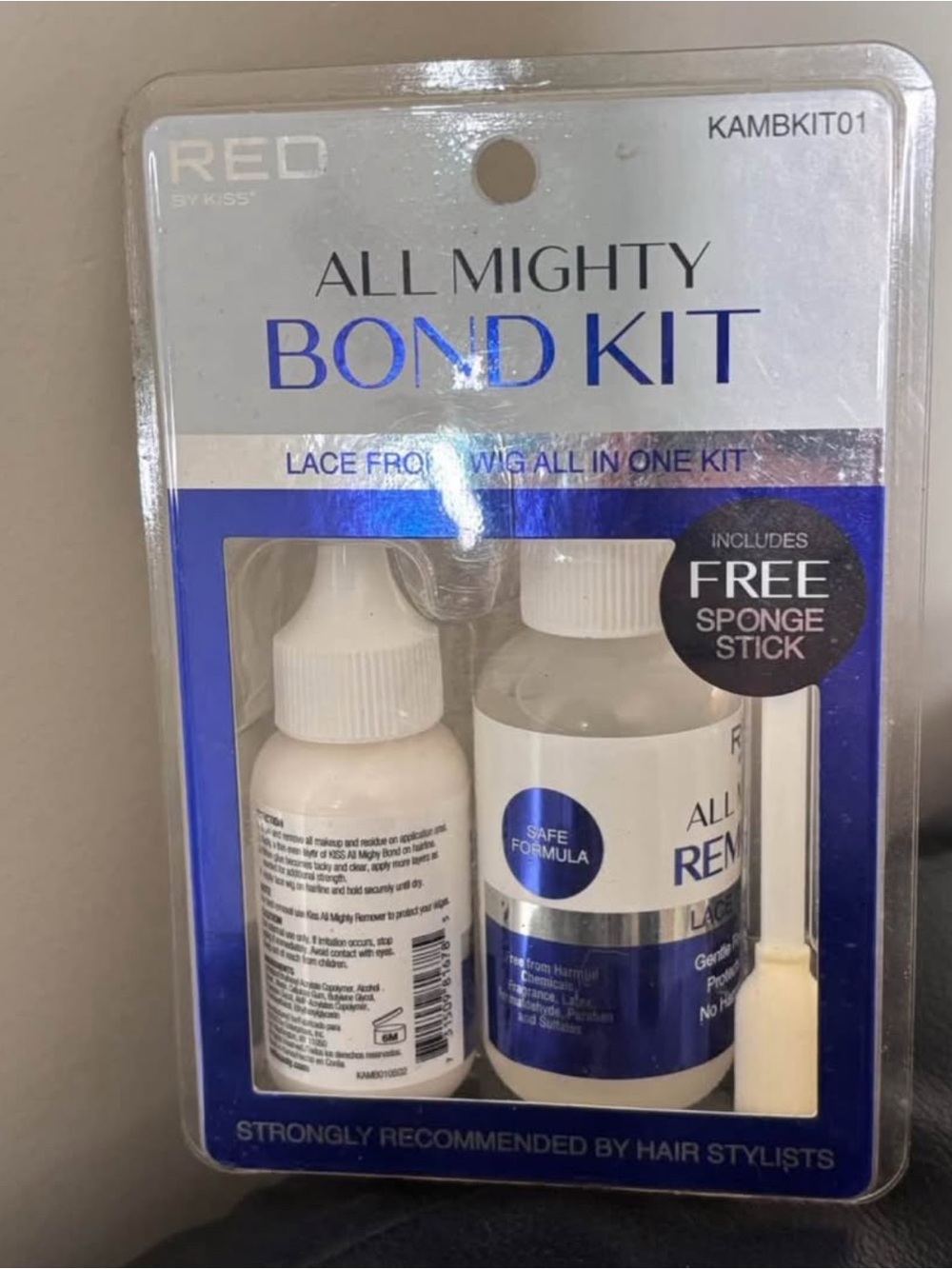 Lace Wig Adhesive & Remover with Sponge stick